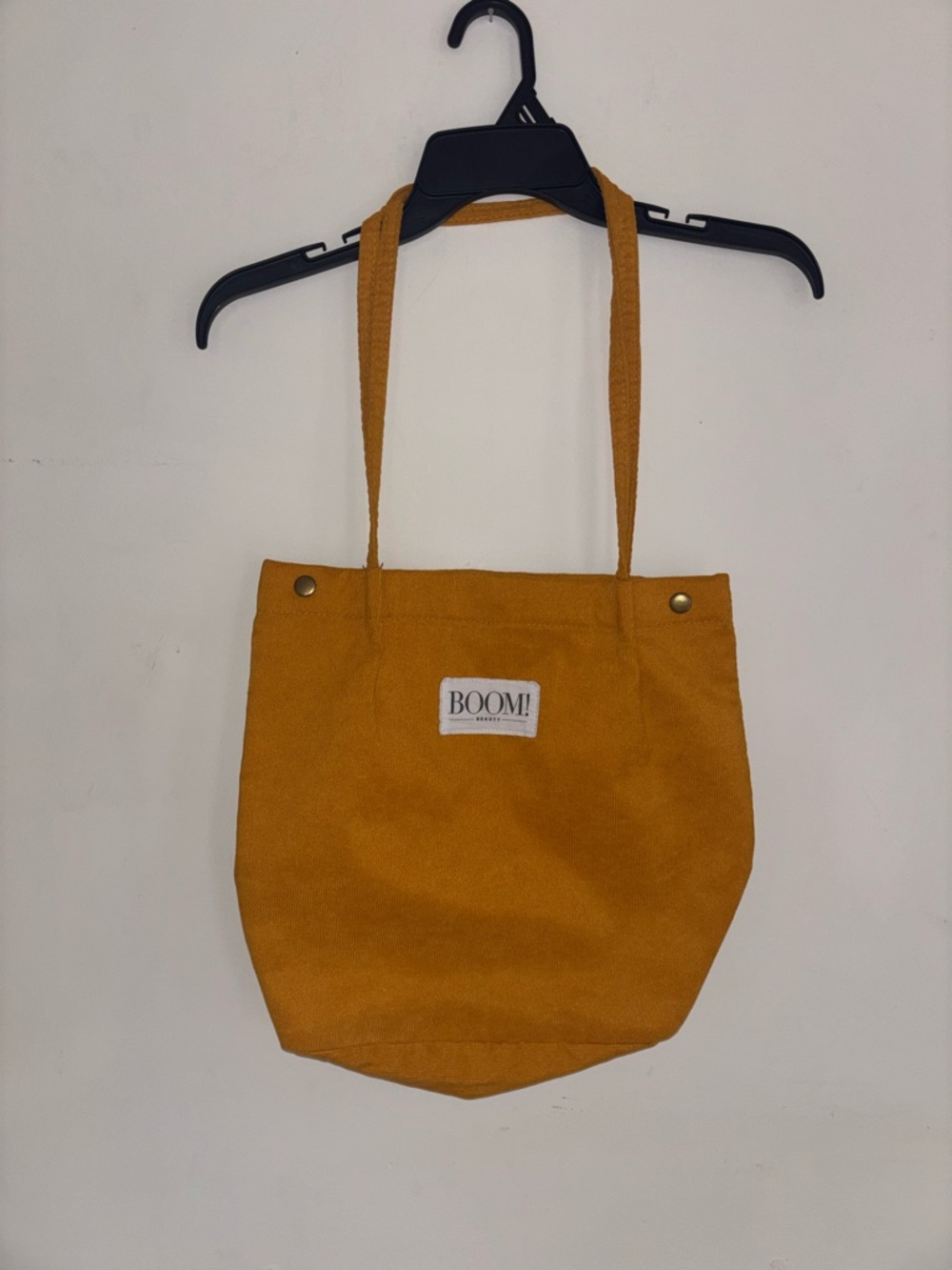BOOM! Beauty Yellow Mustard Corduroy Tote